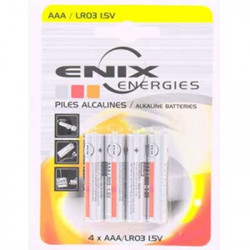 ENIX ENERGIES Blister 4 piles Alcaline LR03 NX 1,5V 1,46Ah