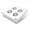 DIO - 4 Channel wall switch 868 Mhz White