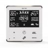 HELTUN - Thermostat Z-Wave+ pour chauffage électrique (blanc/argent)