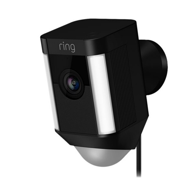 RING - Caméra filaire Spotlight Noire