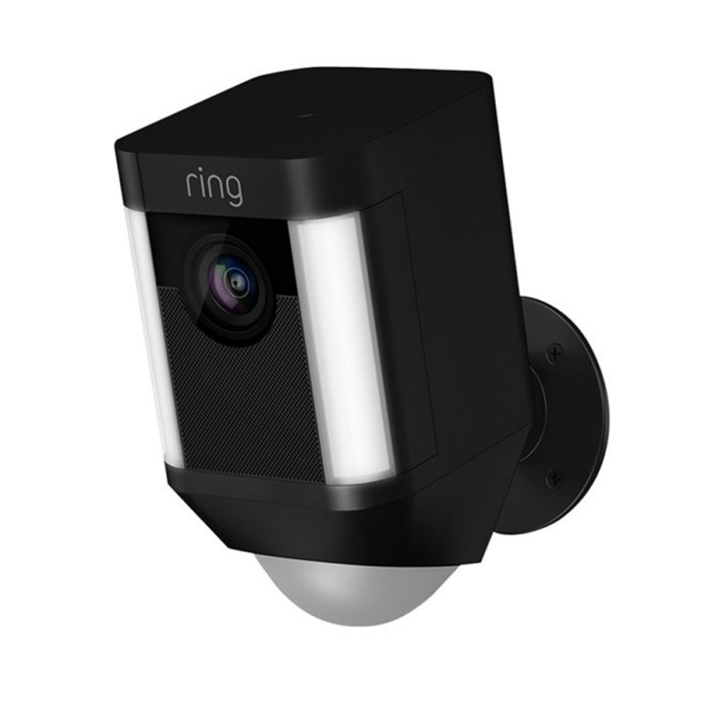 RING - Caméra sur Batterie Spotlight Noire