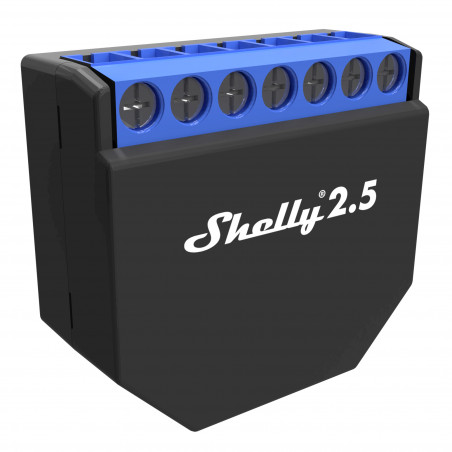 SHELLY - Micromodule intelligent Wi-Fi 2 sorties Shelly 2.5