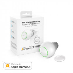 FIBARO - Pack Tête thermostatique Bluetooth HomeKit et capteur de température