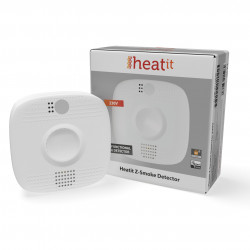 HEATIT CONTROLS - Détecteur de fumée multifonctions Z-Wave+ Z-Smoke (sur secteur)