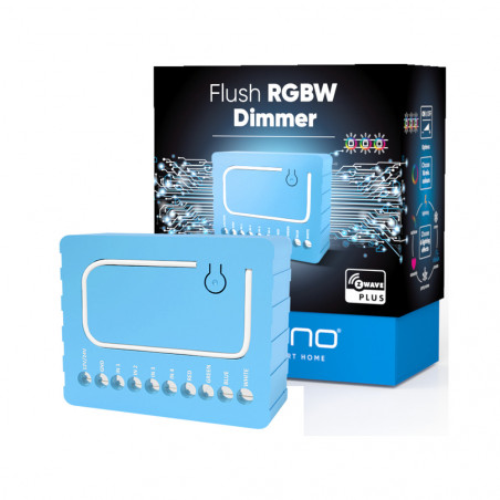 QUBINO - Micromodule variateur RGBW Z-Wave+ Flush RGBW Dimmer