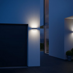 STEINEL - Luminaire LED à détecteur extérieur L 810 LED iHF éclairage haut et bas Z-Wave