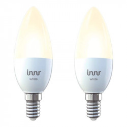 INNR - Ampoule connectée type E14 - ZigBee 3.0 - Pack de 2 ampoules - Blanc chaud - 2700K