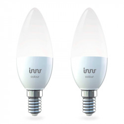 INNR - Connected bulb type E14 - ZigBee 3.0 - Pack of 2 bulbs - Multicolor RGBW + White adjustable - 2200K to 6500K