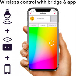 INNR - Connected bulb type E14 - ZigBee 3.0 - Pack of 2 bulbs - Multicolor RGBW + White adjustable - 2200K to 6500K