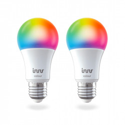 INNR - Ampoule connectée type E27 - ZigBee 3.0 - Pack de 2 ampoules - Multicolor RGBW + Blanc réglable - 2200K à 6500K