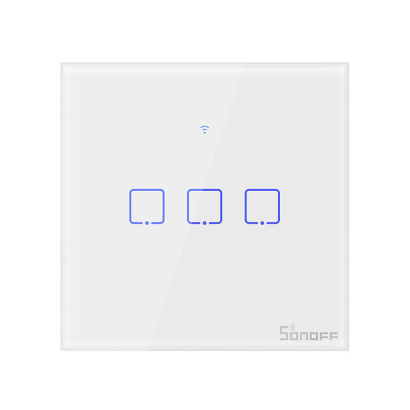 SONOFF - Interrupteur intelligent WIFI avec neutre - 3 charges