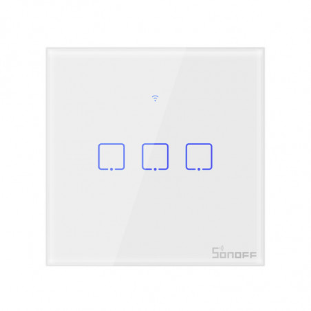 Sonoff - Interrupteur Intelligent Wifi Avec Neutre - 3 Charges