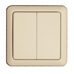 DiO - Wireless Wall Switch Dual (Cream Color)