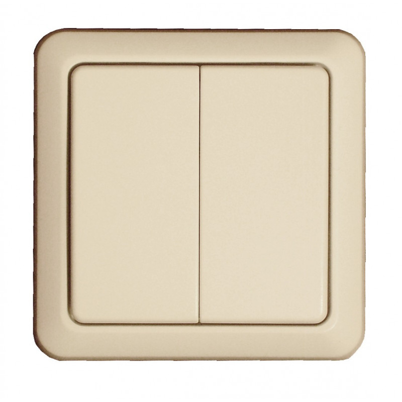 DiO - Wireless Wall Switch Dual (Cream Color)