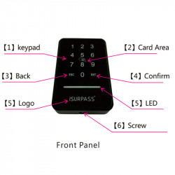 ISURPASS - Clavier intelligent à codes RFID Z-Wave