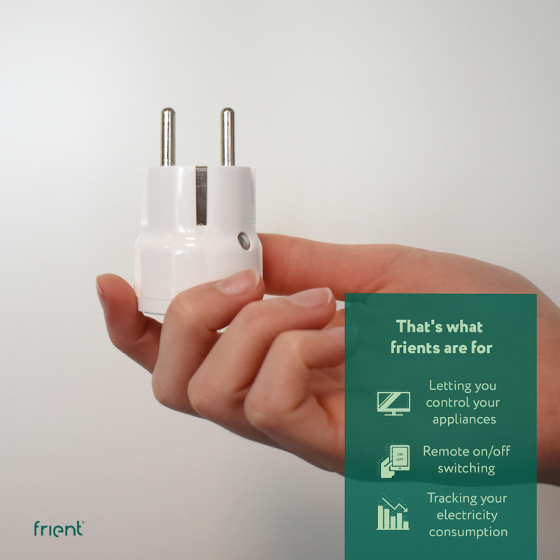 Smart Plug Mini Prise intelligente mini avec mesure de consommation Zigbee  HA - Version FR Frient