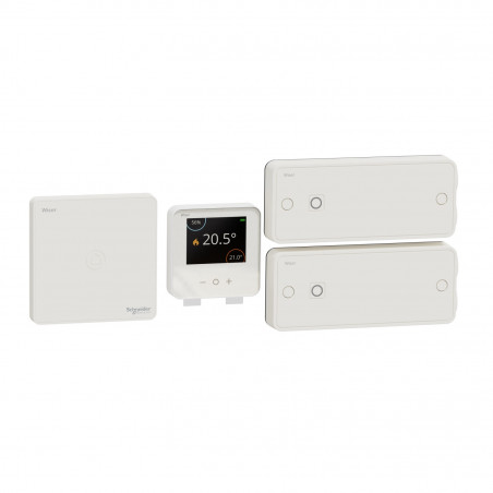SCHNEIDER ELECTRIC - Kit de démarrage thermostat connecté pour radiateurs électriques Wiser