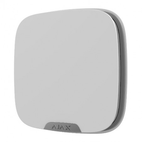 AJAX - Sirène radio intérieur/extérieur avec flash 113 dB blanche