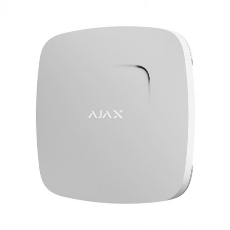 AJAX - Détecteur de fumée, chaleur et CO radio blanc