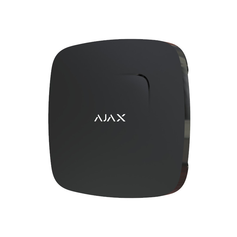 AJAX - Wireless smoke, heat and CO detector black