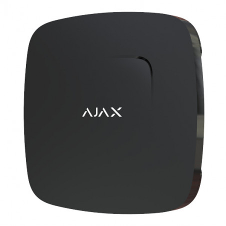 AJAX - Détecteur de fumée, chaleur et CO radio noir