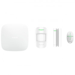 AJAX - Starter kit (Hub + DoorPortect + MotionProtect + SpaceCobtrol) blanc