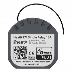HEATIT CONTROLS - Module commutateur 16A Z-Wave+ 700 ZM Single Relay