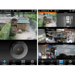 EBODE Caméra IP WiFi Pan/Tilt avec vision de nuit