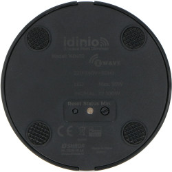 IDINIO - Variateur sur pied Z-Wave+ pour LED (noir + blanc)