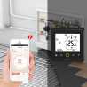 MOES - Thermostat Zigbee Noir plancher chauffant hydraulique