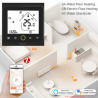 MOES - Black Zigbee Smart Thermostat for Electric floor Heating 16A