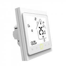 MOES - Thermostat intelligent Zigbee Blanc pour chaudière EAU/GAZ 5A