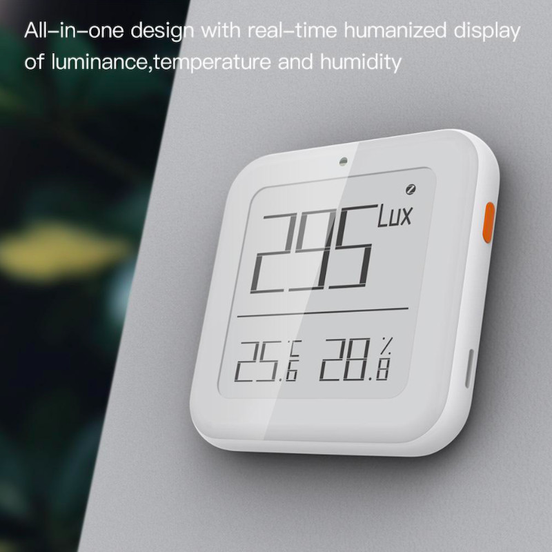 MOES ZigBee Smart Temperature Humidity Sensor Detector Brightness  Thermometer