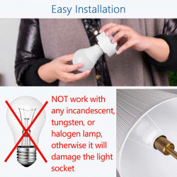 LORATAP - Smart Zigbee 3.0 LED bulb socket lamp adapter E27 works
