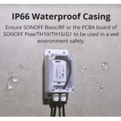SONOFF - Boîtier étanche IP66 pour BASIC/RF/DUAL/POW