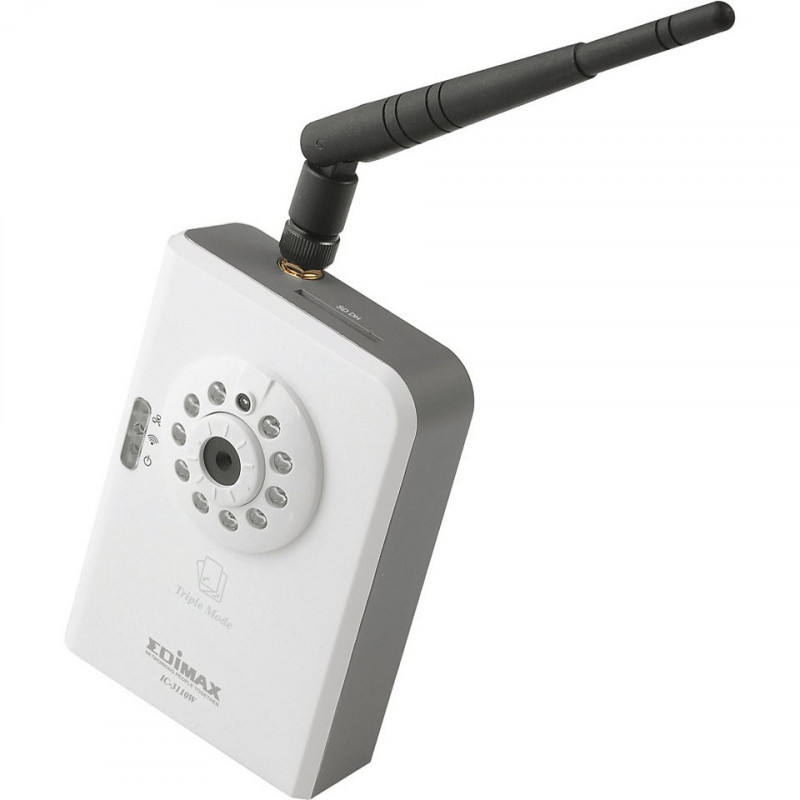 EDIMAX Caméra IP Wifi Infrarouge Plug & View 1.3Mpx Triple mode, aud