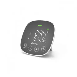 Capteur de qualité d'air (CO2, température, humidité) Zigbee 3.0 + alarme visuelle et sonore - HEIMAN