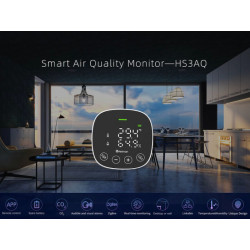 HEIMAN - Air quality sensor (CO2, temperature, humidity) Zigbee 3.0 + visual and audible alarm