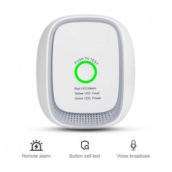 HEIMAN - Sensor inteligente de gas combustible Zigbee 3.0