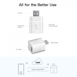 SONOFF - Adaptateur intelligent USB sans fil WIFI 5V