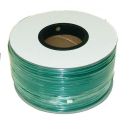Câble coaxial vert diamètre 6,1 mm, 75 ohms, longueur 100m