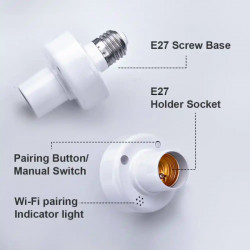 SONOFF - Smart WIFI + RF 433 MHz lampholder