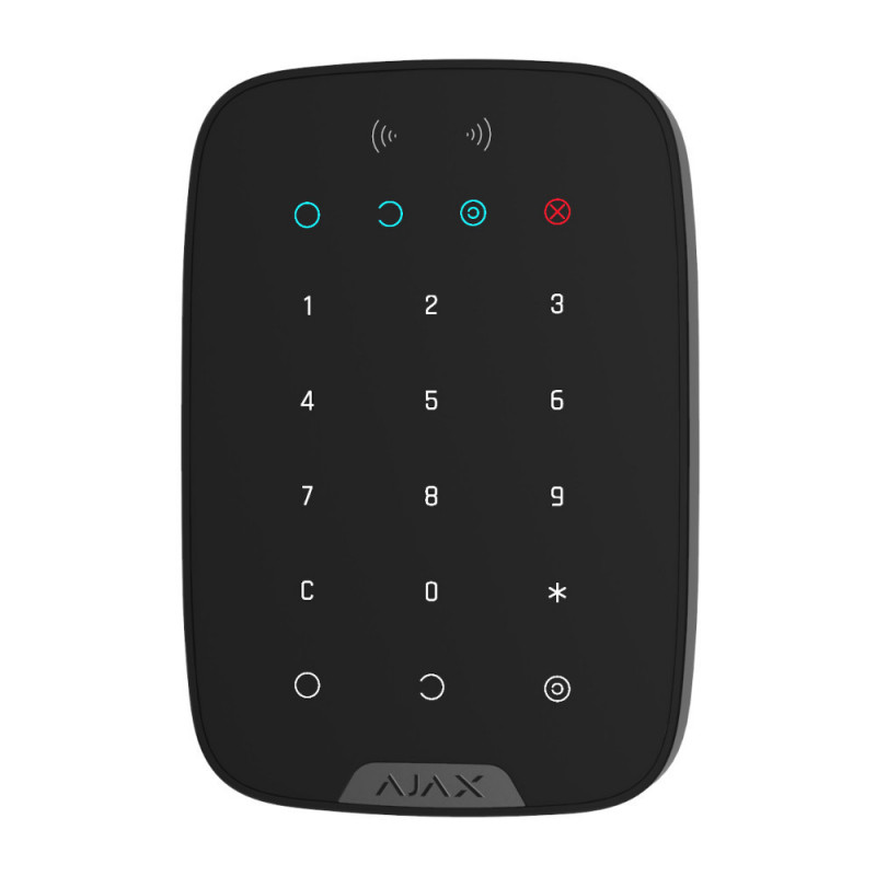 AJAX - Wireless keypad bidirectional with tagreader black