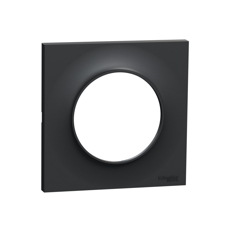 SCHNEIDER ELECTRIC Finition plate for ODACE wall switch (Anthracite)