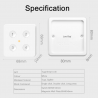 LORATAP - Zigbee 3.0 wireless scene wall switch - 4 buttons