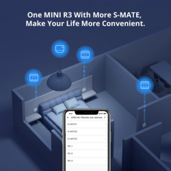 SONOFF - Switch without neutral S-MATE (MINIR3 compatible)