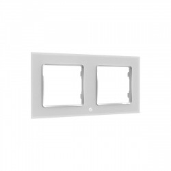 SHELLY - Double cover plate for Shelly WF2 switch (white)