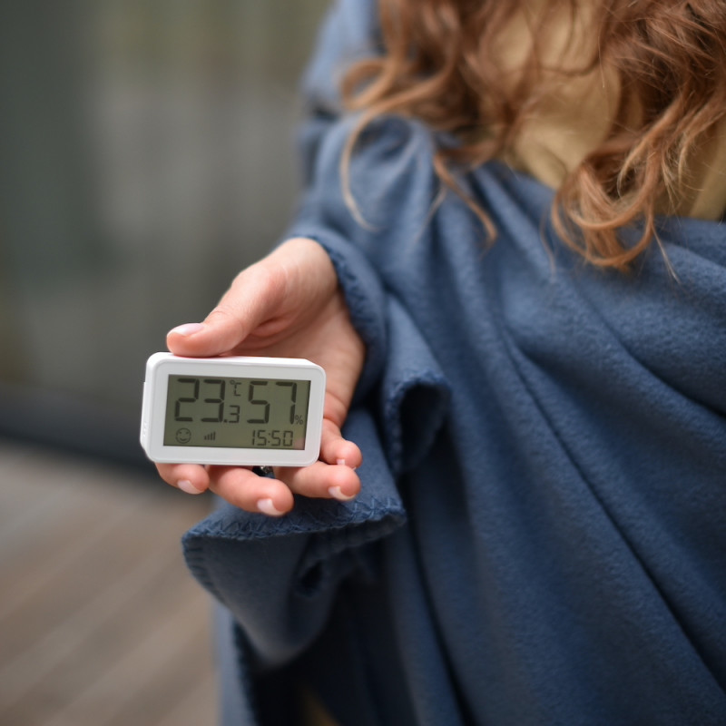 2 pièces Zigbee-Thermomètre intelligent MOES ZigBee, Bluetooth, maille,  luminosité, température, humidité, ca - Cdiscount Maison