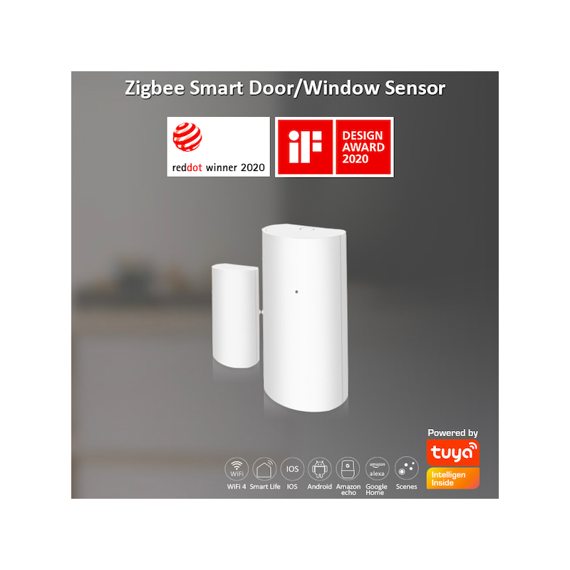 Capteur Pour Porte Ou Fenêtre Intelligent - Zigbee à Prix Carrefour