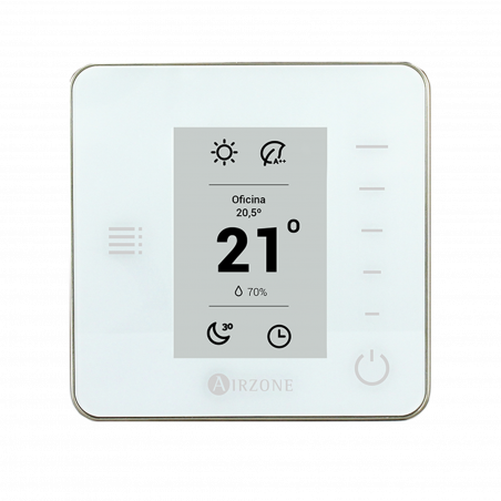 AIRZONE - Thermostat monochrome Think Radio Radiant Blanc